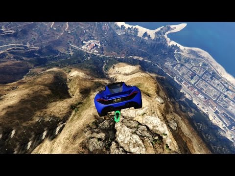 SPIRAL FLIP WALLRIDE ! Grand Theft Auto V - Lude Trke w/Cale