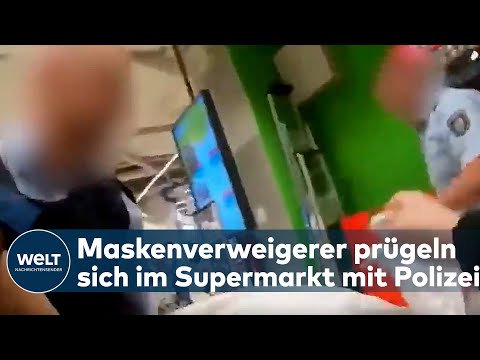 ESKALATION IM SUPERMARKT: Wilde Prügelei wegen Maskenpflicht! Drei Reichsbürger stehen vor Gericht