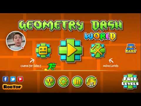 Geometry Dash World walkthrough😎