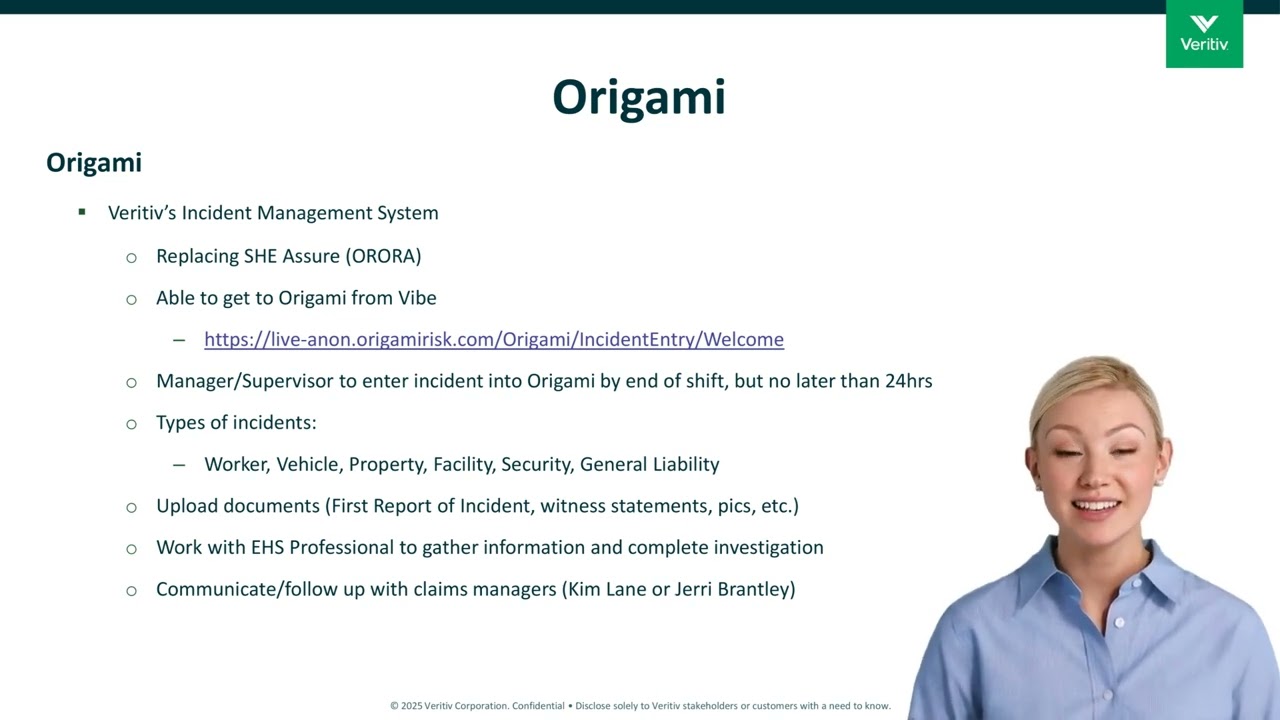 Incident and Hazard Reporting Training English