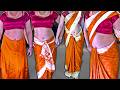 Satin Saree Draping Different Style Soft Silk Saree Draping Style