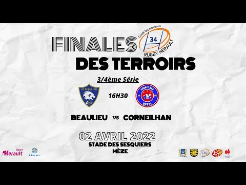 #SérieRugbyLive : Finale des Terroirs 3/4ème Série - AS Beaulieu / R Corneilhan XV - 2 Avril 2022