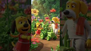Dada Ji ka tractor toda 🚜🤯#Dogsoftiktok #Doglovers #Cutepappy #Dog ##Cute #Dogcartoon #Dogs33