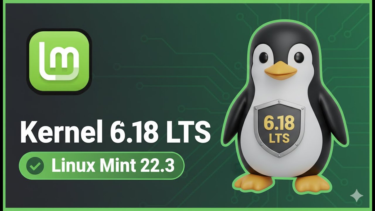 How Install Linux Kernel 6.18 LTS on Linux Mint 22.3 Safely | Mainline Kernel Tool Guide