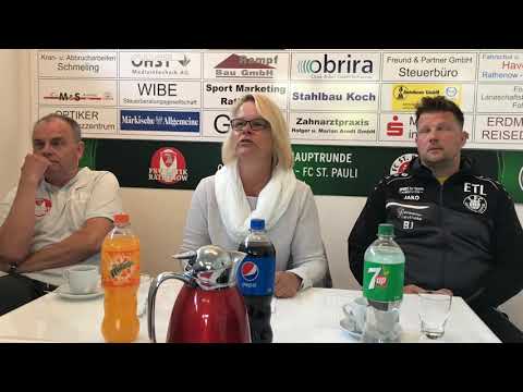 Pressekonferenz: FSV Optik Rathenow - 1.FC Lok Leipzig