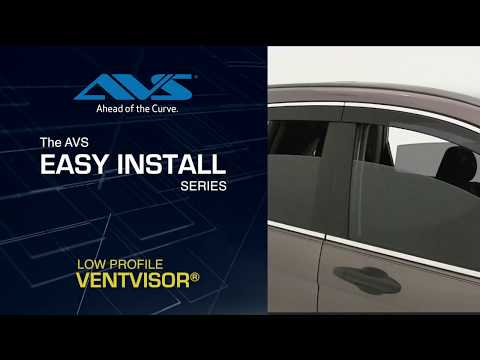 AVS Low Profile Ventvisor® Installation