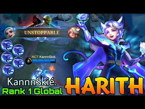 Unstoppable Harith Powerful Chrono Dash! - Top 1 Global Harith by KannnSkié. - Mobile Legends