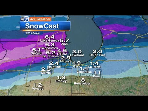 LIVE RADAR: Winter Storm Warnings in effect for Chicago suburbs