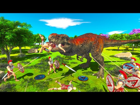Deinonychus vs Hussar and Archie The Archer - Human Salvation Level 4 ( ARBS )