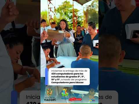 Yacopí le cumple a la educación
