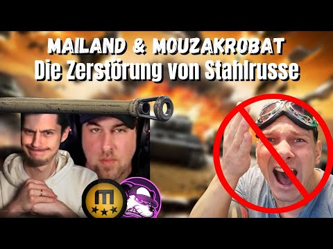 Mouz und Mailand zerstören Stahlrusse komplett (Alle 3 Perspektiven!) World of Tanks