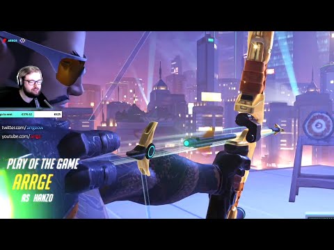 Arrge #1 Hanzo Main - POTG! [ Overwatch Season 26 Top 500 ]