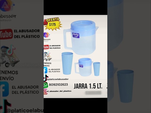 Vídeo relacionado con Jarra Agua Plastico Premium 2l - Libre de Bpa, Multifuncional para Celebraciones y Actividades al Aire Libre, Jarra de Agua Plastico Color Blanca (BLANCA TRANSLUCIDA)