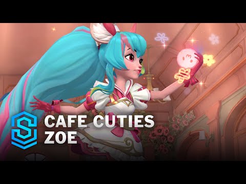 Cafe Cuties Zoe Wild Rift Skin Spotlight
