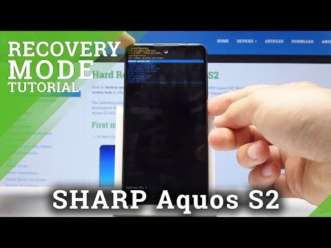 Recovery Mode in SHARP Aquos S2 - How to Enter & Quit Recovery Menu