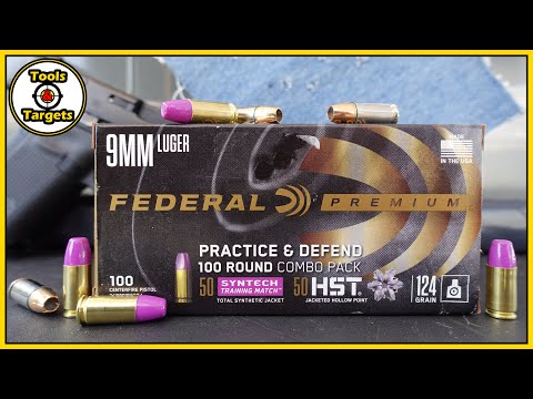 The PERFECT Purple Partner?...9MM Federal Premium HST \u0026 Syntech Practice \u0026 Defend AMMO Test!