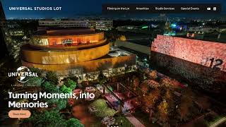 UNIVERSAL STUDIOS LOT - NEW WEBSITE!  Everything Just a Click Away!