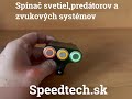 Spínače svetiel / predátorov / zvukových systémov na motocykel 12V - 3x podsvietený spínač - Video Youtube