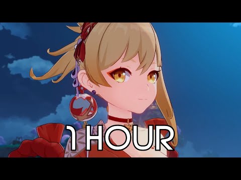 Yoimiya Theme Music 1 HOUR - Dazzling Lights in the Summer (tnbee mix) | Genshin Impact
