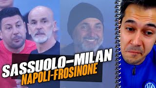 Sassuolo-Milan 3-3 🔥 Napoli-Frosinone 2-2