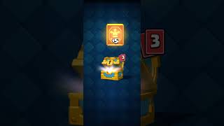 Clash Royale.  Opening four juicy Gold Chests.