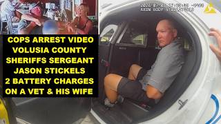 COP ARRESTED * SHERIFFS DEPUTY JASON STICKELS For Battery After TRYING TO KISS WOMAN & Choke HUSBAND