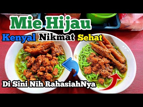 GOKIL‼️SEHARI ABIS 1 KARUNG MIE AYAM HIJAU😱 ENAKNYA BIKIN NAGIH CUY | DEPOK STREET FOOD