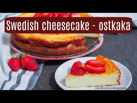 Swedish cheesecake - ostkaka