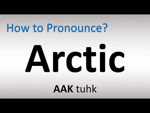 How to Pronounce Artic