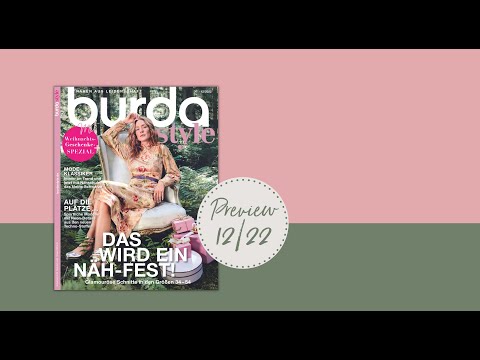 Einblick in die burda style #12/22
