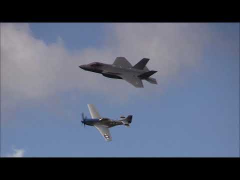 2019 New York International Air Show - USAF Heritage Flight