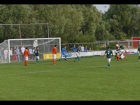 Stein Janssen scoort 1 - 2 (DVV 1 - Groessen 1, 03-09-2017)