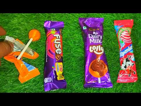 Satisfying video Asmr lollipops candy and chocolate gummy candy unboxing video Asmr #shrenachocolate
