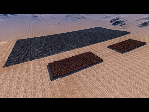 3.000 SPARTANS vs 25.000 FOOTMEN - Ultimate Epic Battle Simulator UEBS