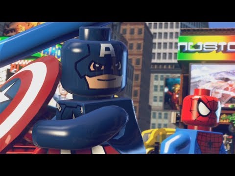 LEGO Marvel Superheroes Walkthrough Part 2 - Times Square Off