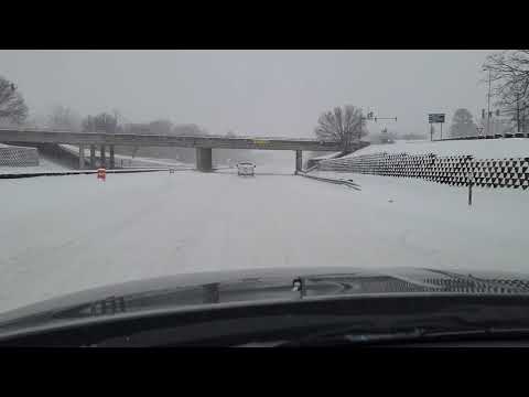 I-630 Eastbound in Little Rock, AR - 2/15/2021