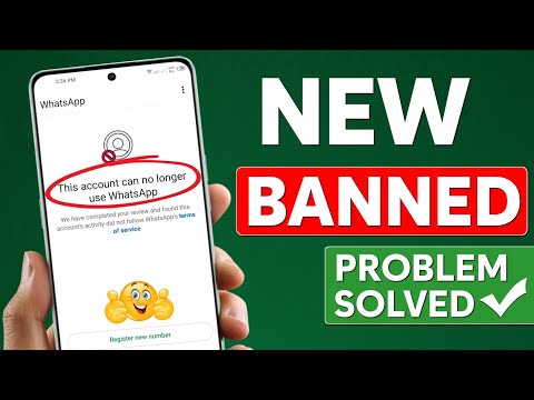 This account can no longer use Whatsapp Problem New Solution 2025 || Whatsapp Unban New 2025 Method