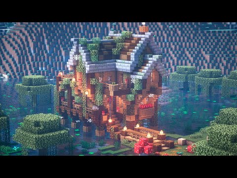 Minecraft How to Build a Witch House Halloween tutorial 1.16.3