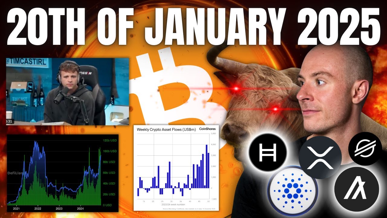 Mark Monday The 20th Of January 2025 In Your Calendar!!! Insane Crypto Inflows!! Defi's Back!?!?