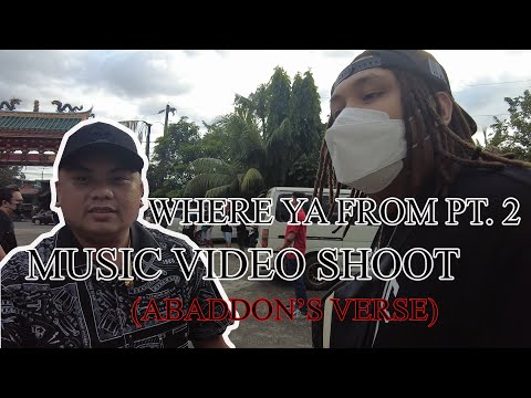 Abaddon Kasama Ang Malabon Thugs | Where Ya From Pt. 2 Video Shoot | Vlog 14