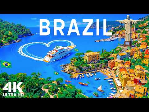 Brazil 4K 🇧🇷 | Rio de Janeiro, Tropical Beaches & Crystal Clear Ocean Vibes | Deep House 2026