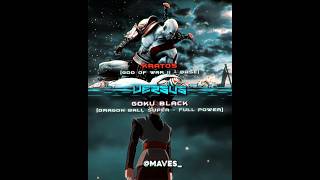 Kratos Vs Goku Black | Battle #shorts #godofwar #godofwarragnarok