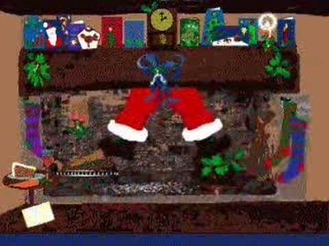 Santa got stuck up the Chimney