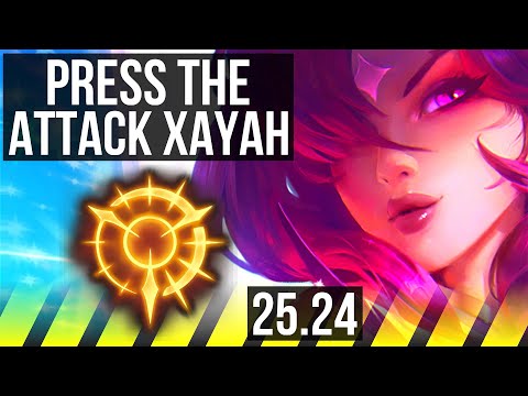 XAYAH & Thresh vs CAITLYN & Sylas (ADC) | Press The Attack | EUW Diamond | 25.24