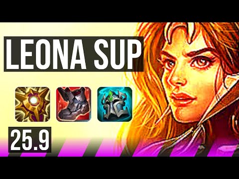 LEONA & Lucian vs POPPY & Miss Fortune (SUP) | KR Diamond | 25.9