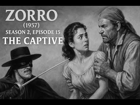 Zorro (1957)[4K]–S02E16: “The Captive” #GuyWilliams #DisneyZorro #ClassicTV #RetroTVShow