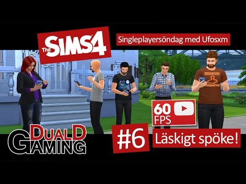 The Sims 4 med Ufosxm - #6 - Läskigt spöke!