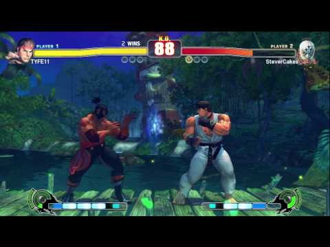 SF4: Stevercakes (El Fuerte) vs TYFE11 (Ryu) Match 7