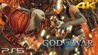 God Of War Ragnarök - Kratos vs Gna - A Nova Rainha Valquíria - Dublado PT-BR | PS5™ [4K 2160p60].
