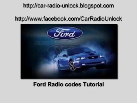 comment trouver code autoradio ford c max